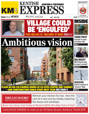 Cover of Kentish Express Ashford & District