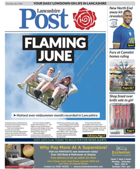 Cover of Lancashire Evening Post