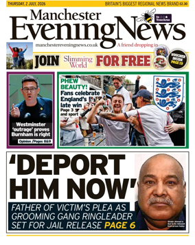 Cover of Manchester Evening News