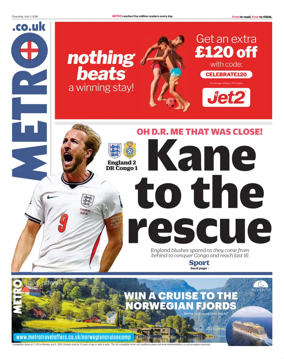 Cover of Metro (UK)