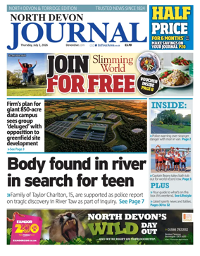 Cover of North Devon Journal