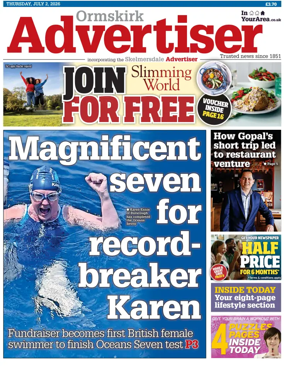 Cover of Ormskirk Advertiser
