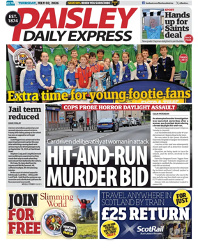 Cover of Paisley Daily Express