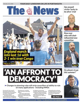 Cover of Portsmouth News