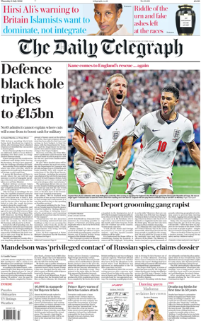 Cover of The Daily Telegraph