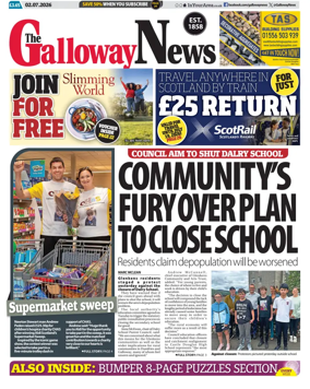 Cover of The Galloway News