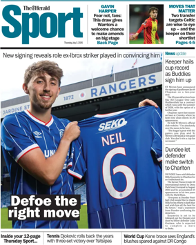 Cover of Herald Sport