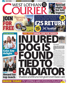 Cover of West Lothian Courier