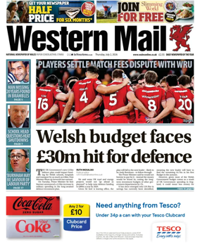 Cover of Western Mail