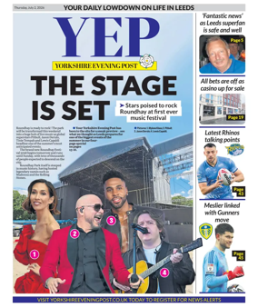 Cover of Yorkshire Evening Post