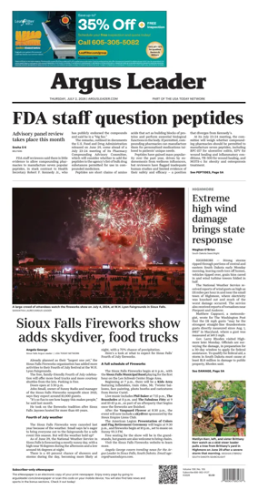 Cover of Argus Leader