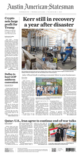 Cover of Austin American-Statesman
