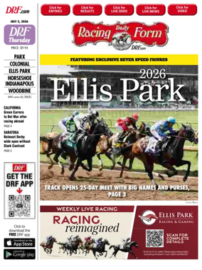 Cover of Daily Racing Form National Digital Edition