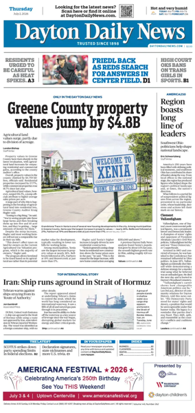 Cover of Dayton Daily News
