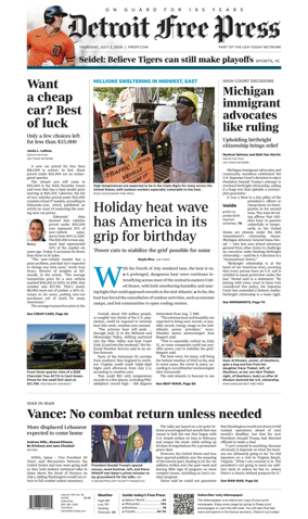 Cover of Detroit Free Press