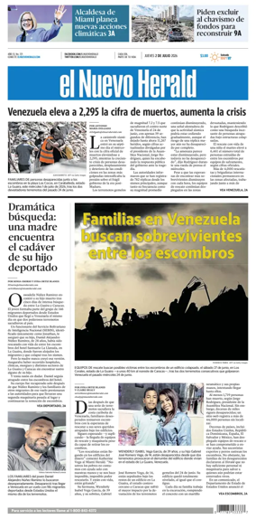 Cover of El Nuevo Herald