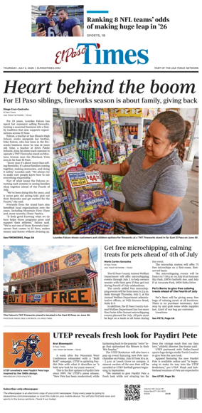 Cover of El Paso Times