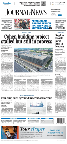 Cover of Hamilton Journal News