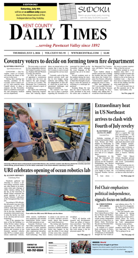 Cover of Kent County Daily Times