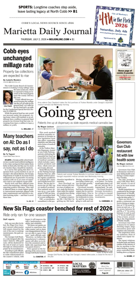 Cover of Marietta Daily Journal