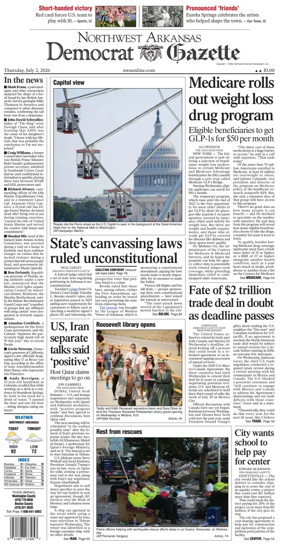 Cover of Northwest Arkansas Democrat-Gazette