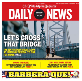 Cover of Philadelphia Daily News