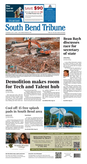 Cover of South Bend Tribune