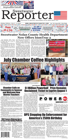 Cover of Sweetwater Reporter