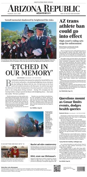 Cover of The Arizona Republic