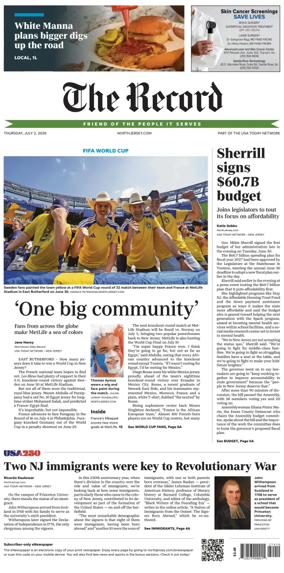Cover of The Bergen Record