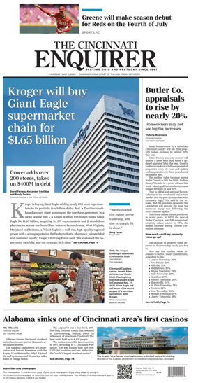 Cover of The Cincinnati Enquirer