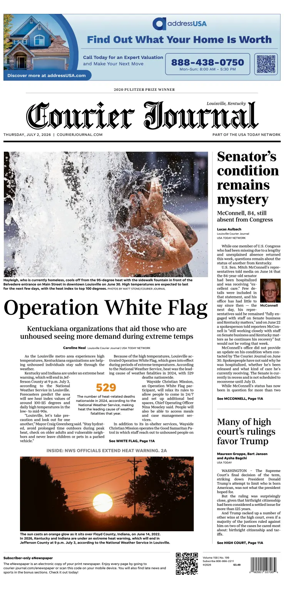 Cover of The Courier-Journal (Louisville)