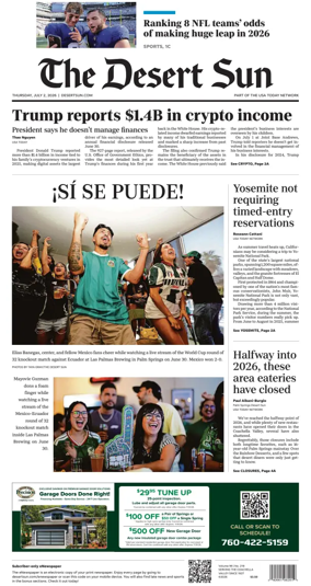 Cover of The Desert Sun
