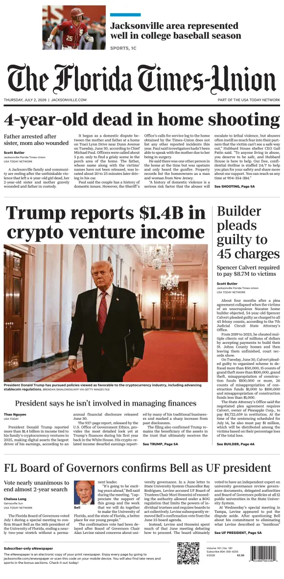 Cover of The Florida Times-Union