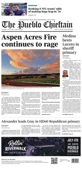 Cover of The Pueblo Chieftain