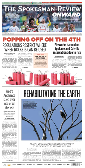 Cover of The Spokesman-Review (Spokane)