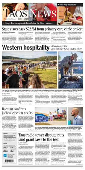 Cover of The Taos News