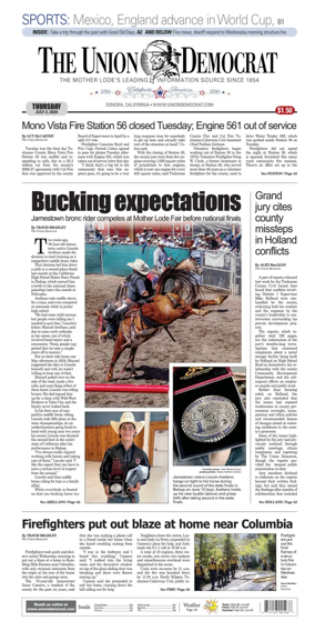 Cover of The Union Democrat