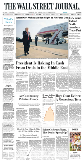 Cover of The Wall Street Journal