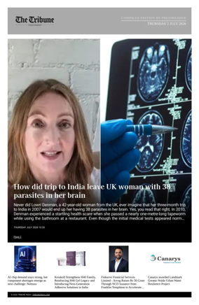 Cover of Tribune India - Compiled Edition