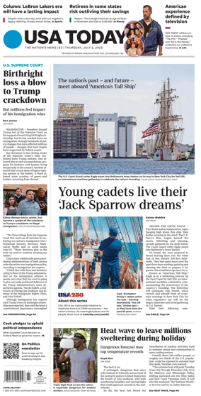 Cover of USA TODAY US Edition