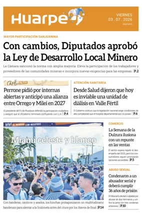 Cover of Diario Huarpe