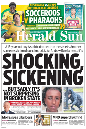 Cover of Herald Sun