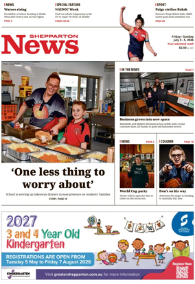 Cover of Shepparton News