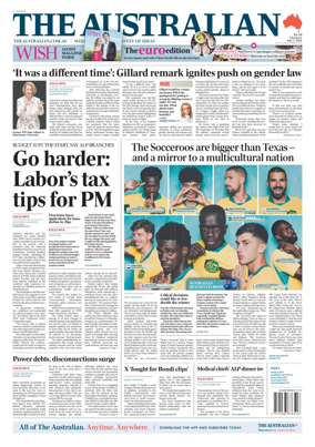 Cover of The Australian
