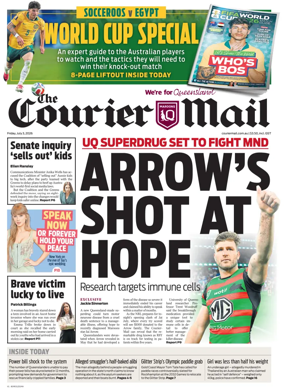 Cover of The Courier-Mail