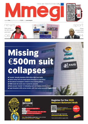 Cover of Mmegi