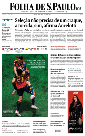 Cover of Folha de S.Paulo