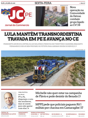 Cover of Jornal do Commercio
