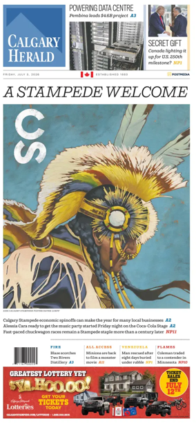 Cover of Calgary Herald